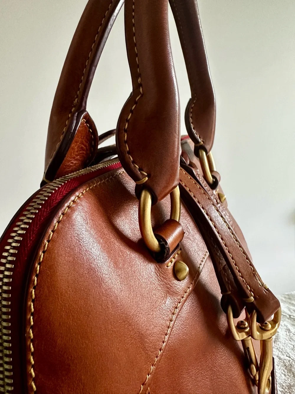 Dooney & Bourke Natural Florentine 2 Bag Bundle - Picture 13 of 16